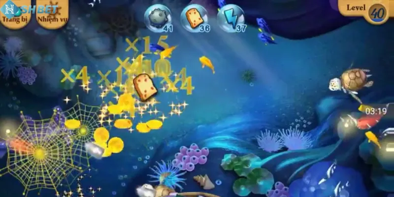 Hệ thống tính năng săn cá vàng đổi thưởng lôi cuốn