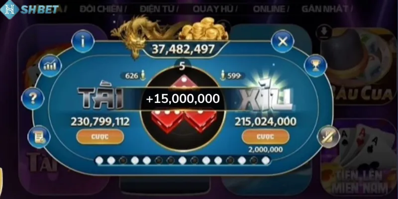 Top game tài xỉu SHBET có những gì?