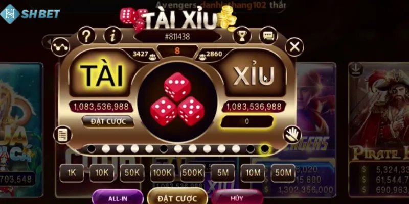 SHBET– Tài Xỉu trực tuyến hấp dẫn