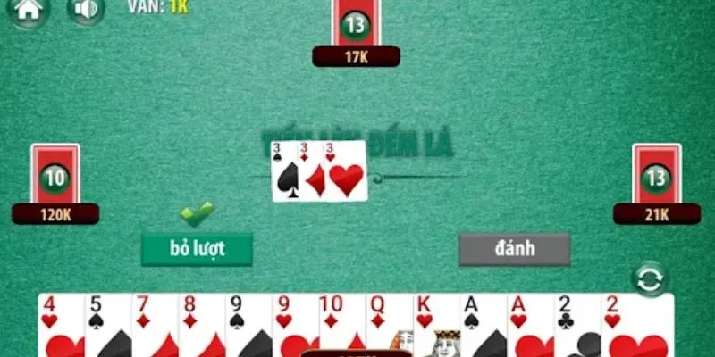 Khái quát một số thông tin hữu ích về tiến lên đếm lá