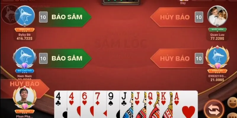 Chiến lược chạy bài Sâm Lốc hiệu quả