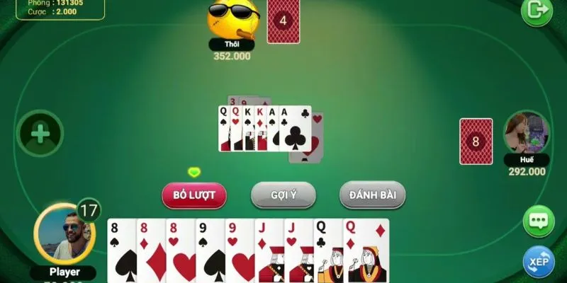 Khám phá các tổ hợp bài mạnh trong tiến lên