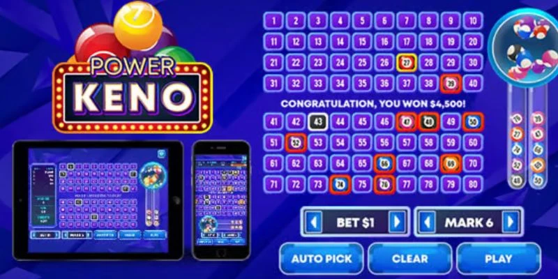 Các hình thức đặt cược phổ biến khi chơi Keno trực tuyến