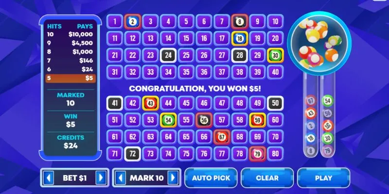 Kinh nghiệm chơi Keno dễ thắng 